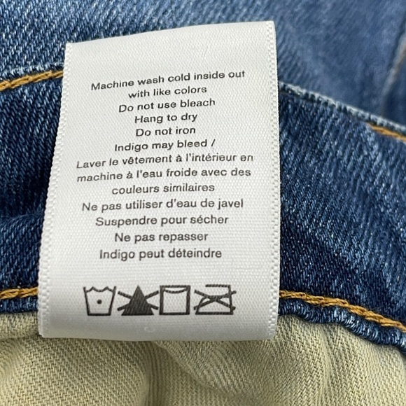Rag & Bone Dre Low Rise Slim Boyfriend Denim Jeans Blake Cotton Size 27 - Picture 12 of 12